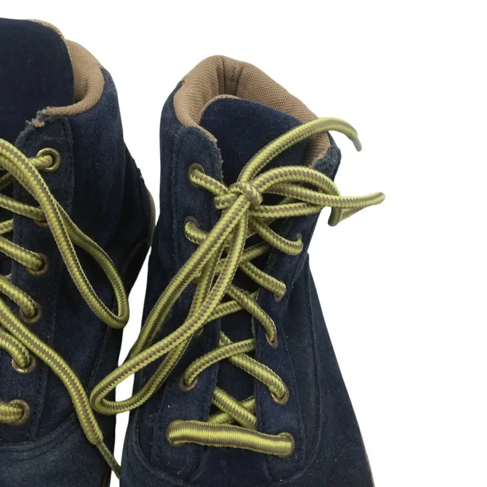 Radii High Top Suede Tennis Shoes Boots Size 10 Blue Brown Skateboard Napoli Mid